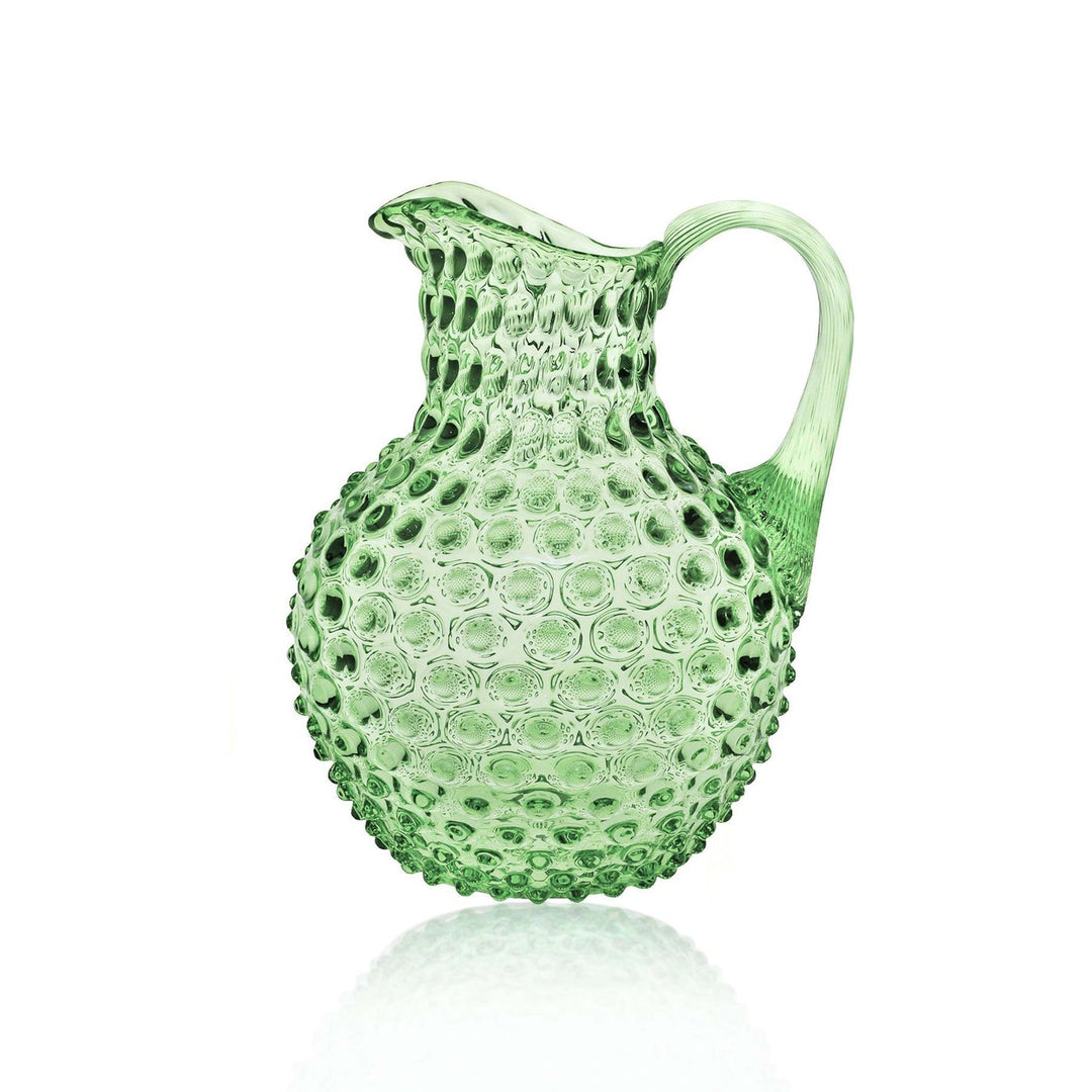 Hobnail jug light green 2 liter