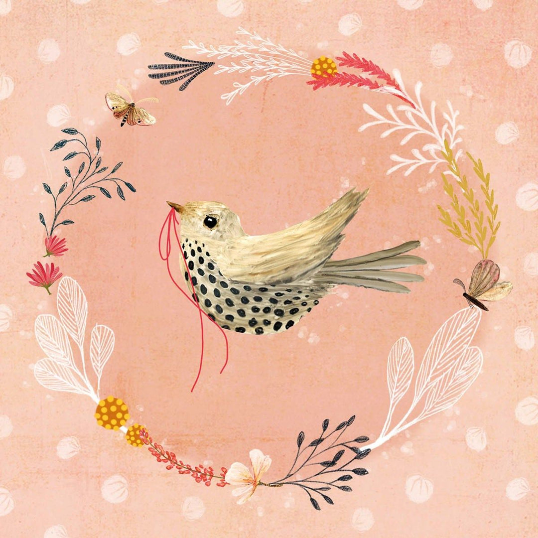 Papirserviett bird romance