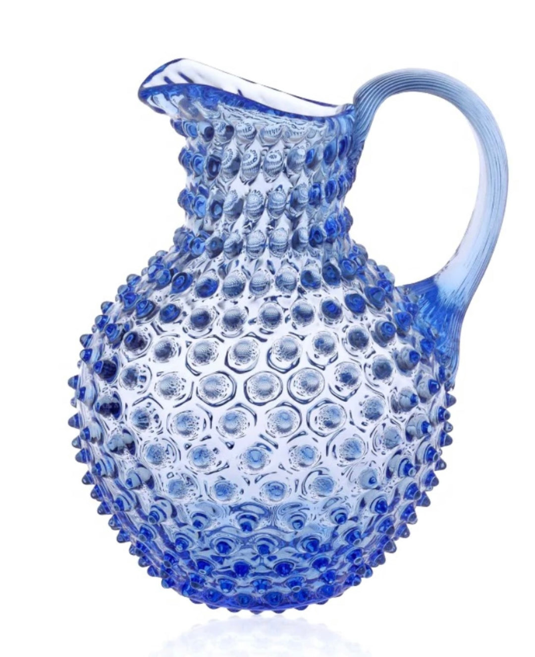 Hobnail jug light blue 2 liter