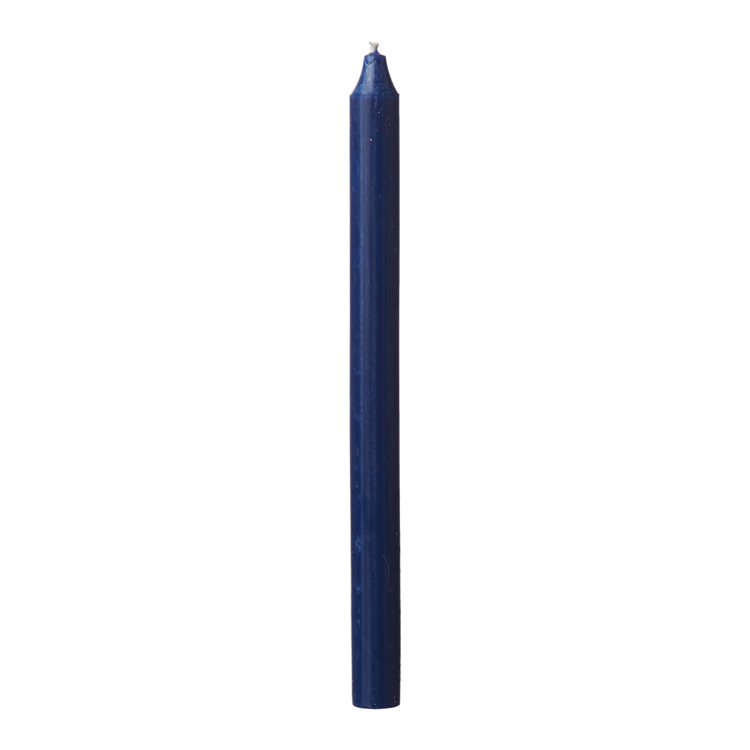 Kronelys rustikk Navy H: 28 cm