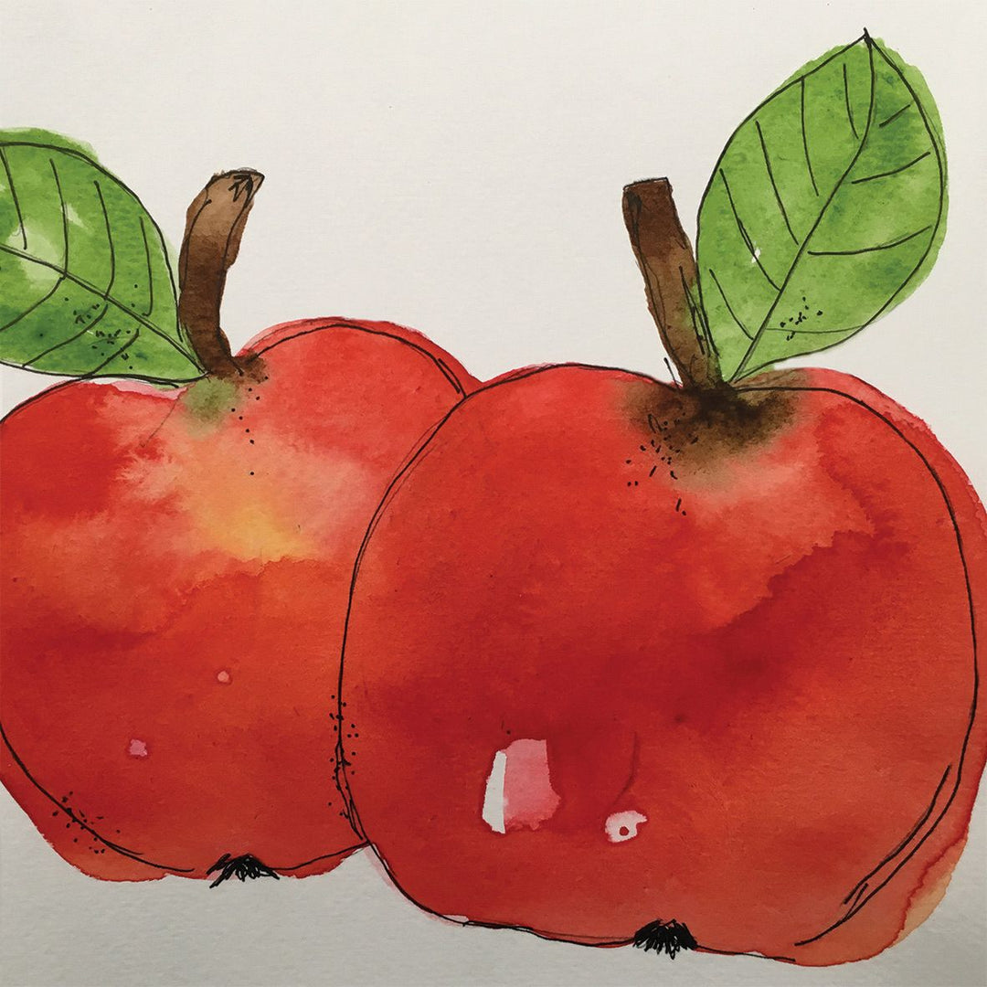 Papirserviett two apples