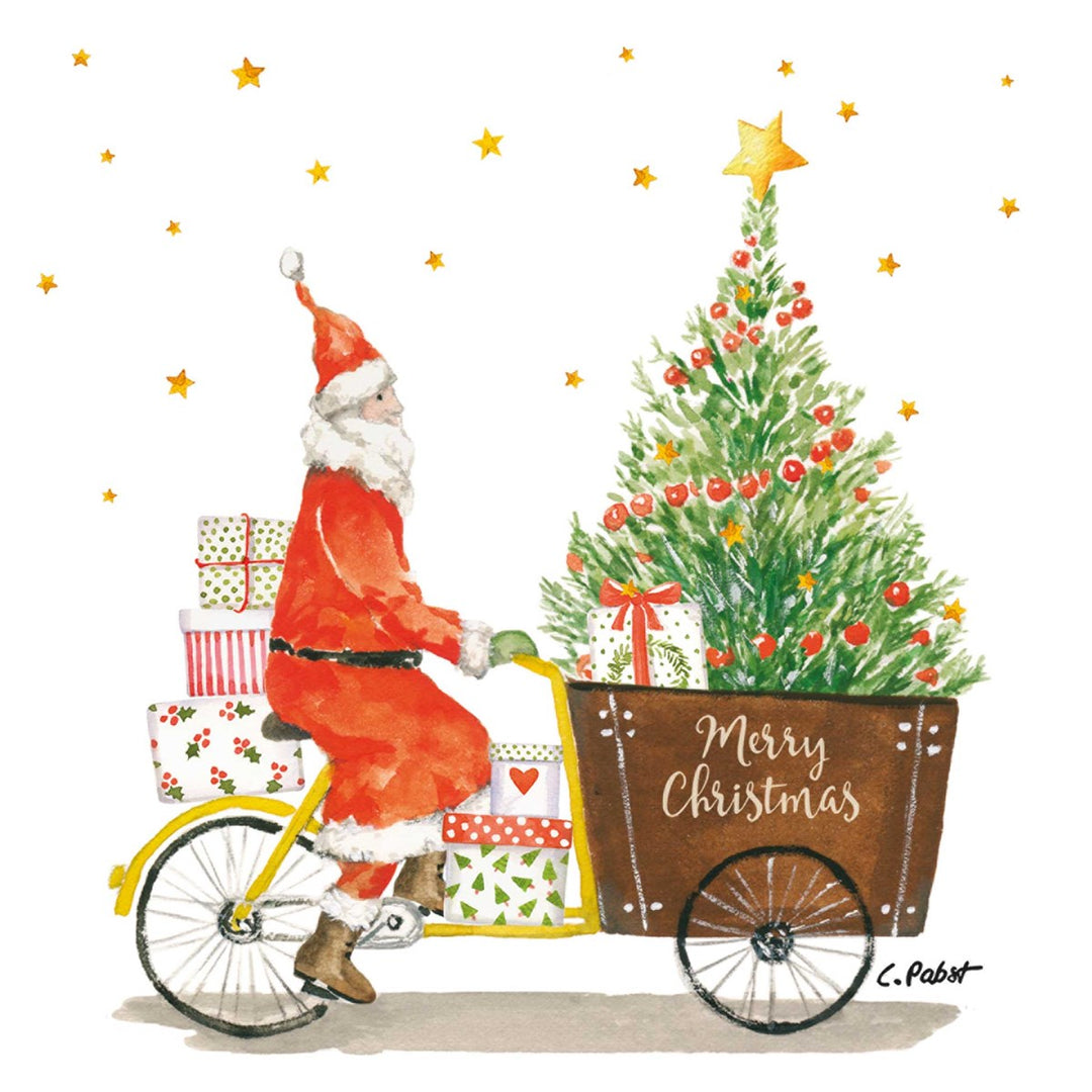 Papirserviett Santa delivery