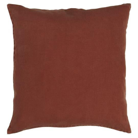 Putetrekk 50x50 cm 100% lin rust