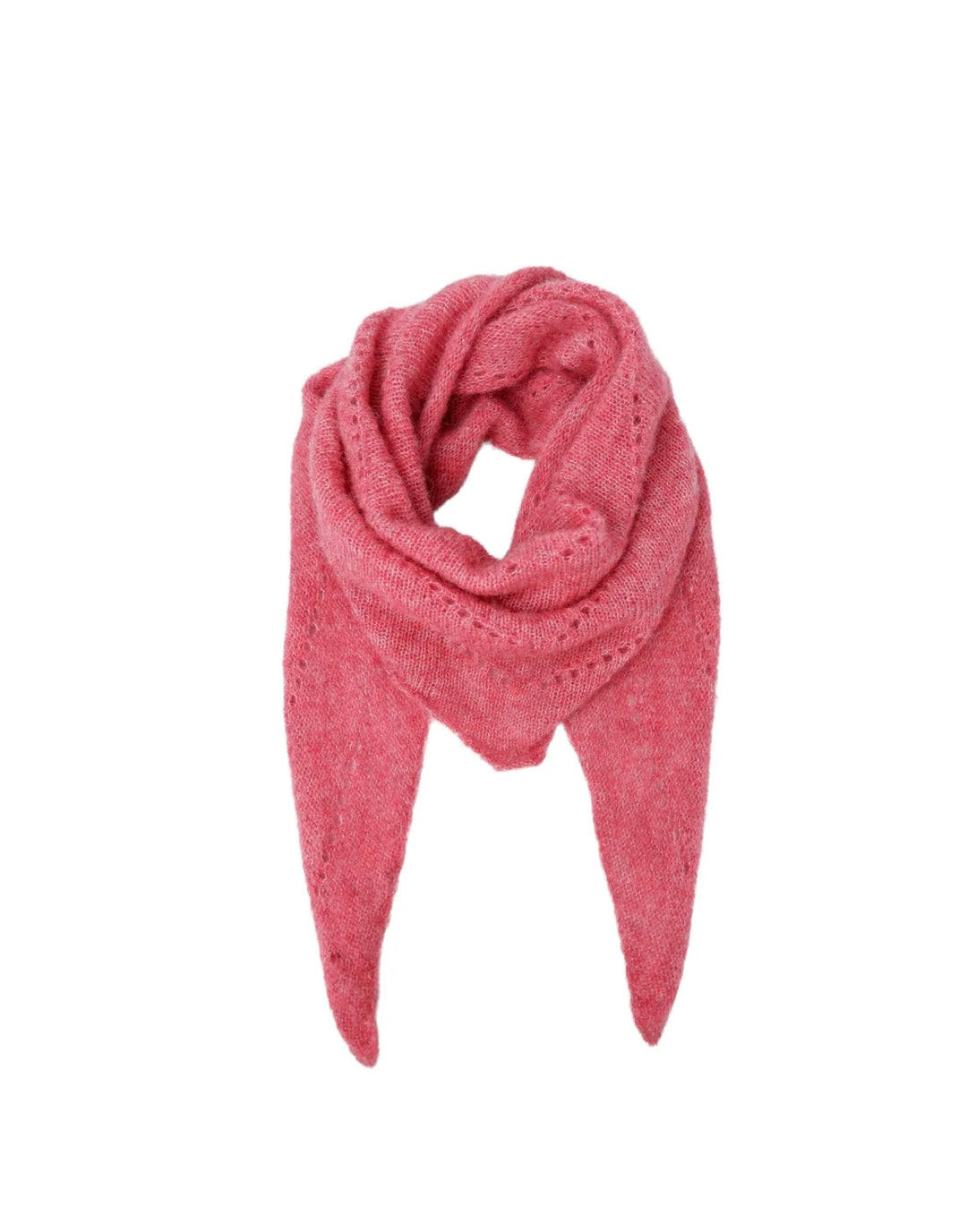 Dell strikket skjerf mini berry