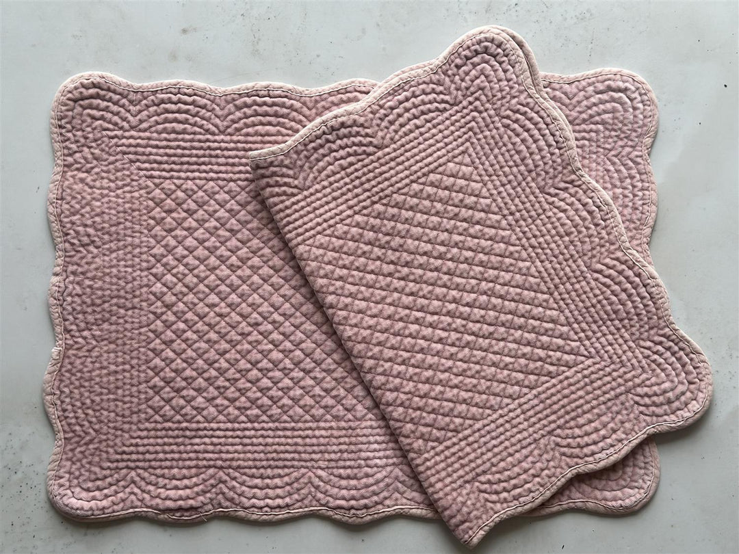 Spisebrikke velur 35x50 cm rosebud