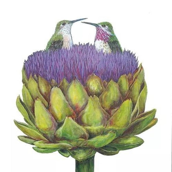 Papirserviett Love at First Artichoke