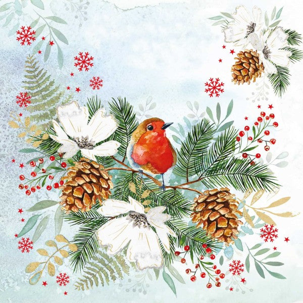 Papirserviett winter birdy
