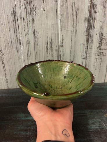 Tamegroute bolle medium Ø: 15 cm grønn