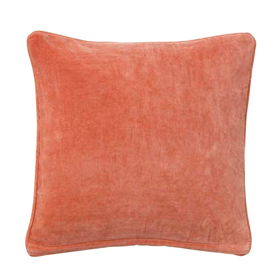 Putetrekk velur 50 x 50 cm terracotta