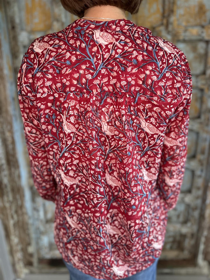 Stockholm bluse red