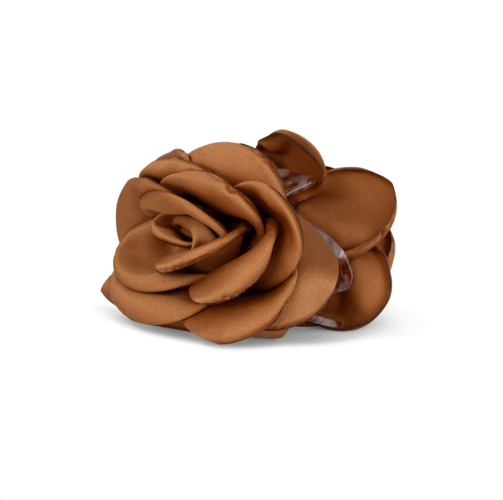 Hårklype smooth rose brown