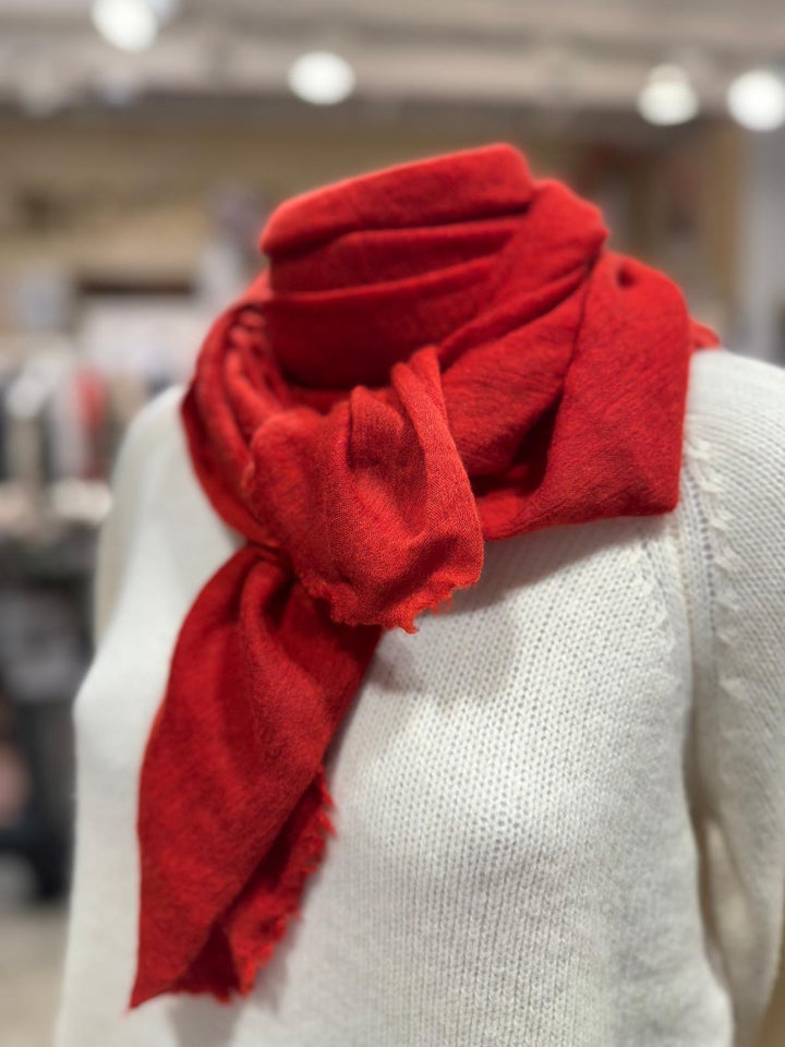 Cortina cashmere skjerf red