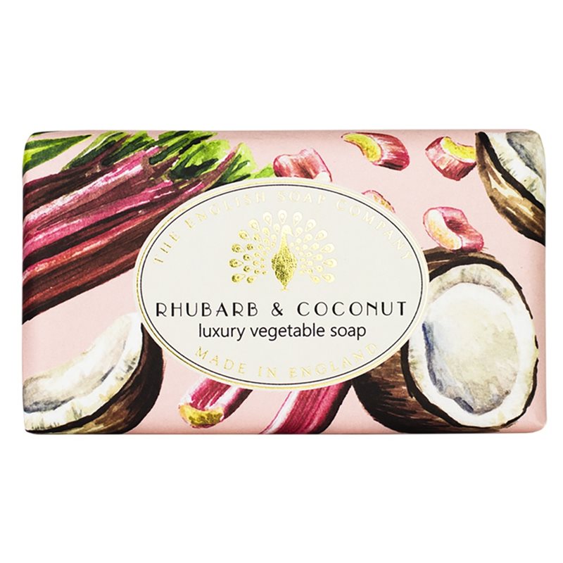 Vintage såpestykke 190g rhubarb & coconut