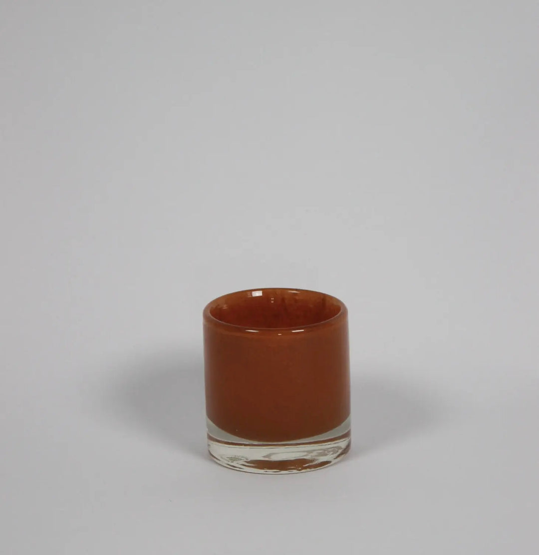 Nilla telysholder H: 8 cm rust