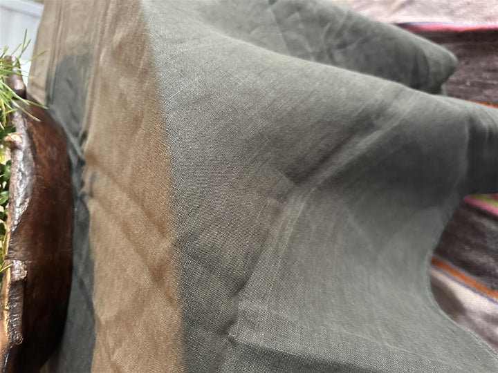 Linduk 100% lin 150 x 350 cm Military green