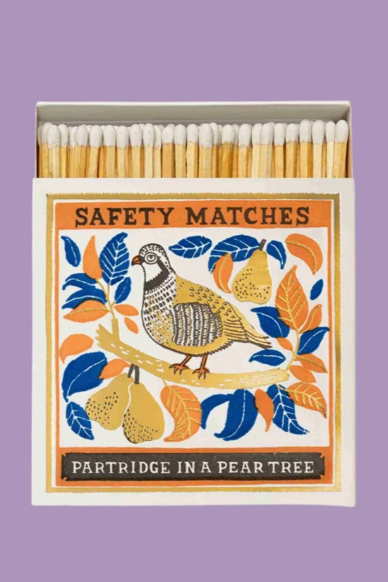 Fyrstikkeske PATRIDGE IN A PEAR TREE