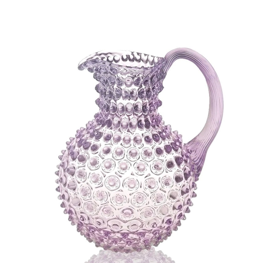 Hobnail jug lilac 2 liter