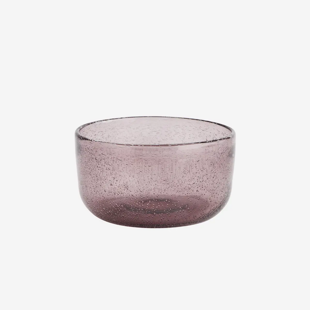 Farget glassbolle lilla Ø: 13 cm