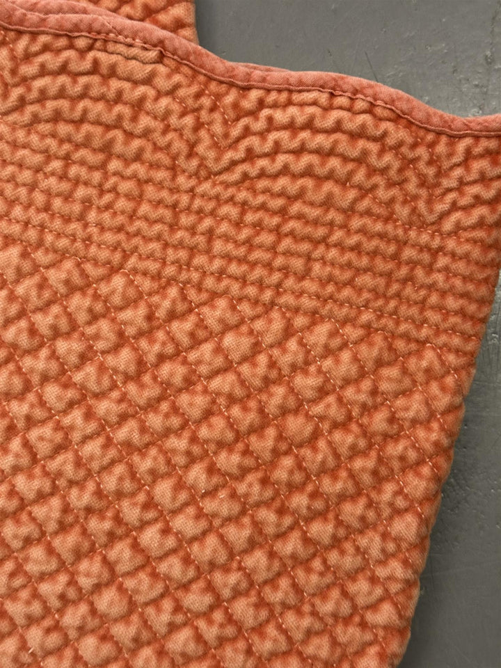 Spisebrikke avlang velur 35x50 cm  Burnt orange