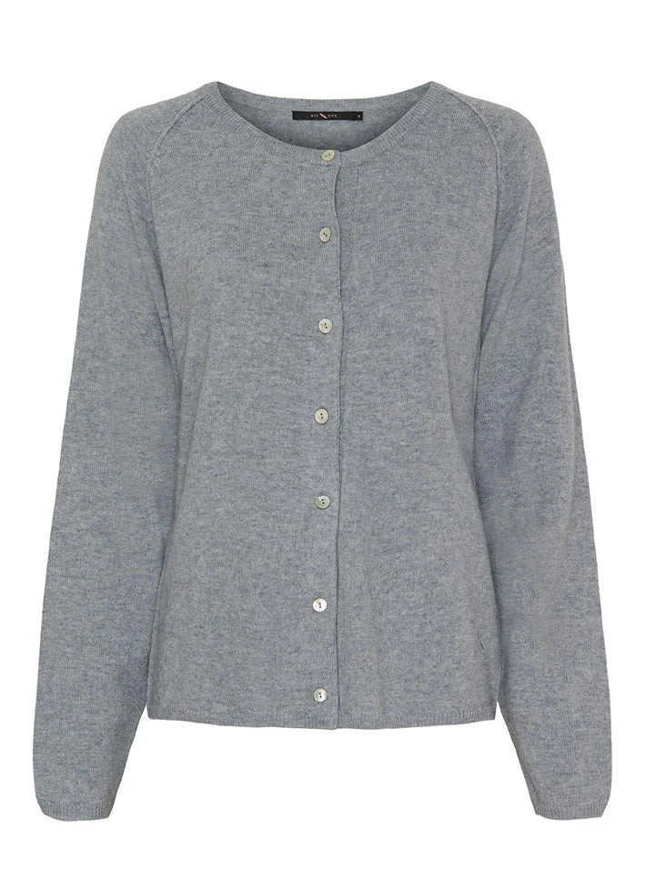 Cardigan cashmere marble melange