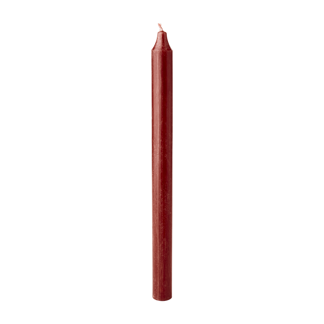 Kronelys rustikk Bordeaux H: 28 cm