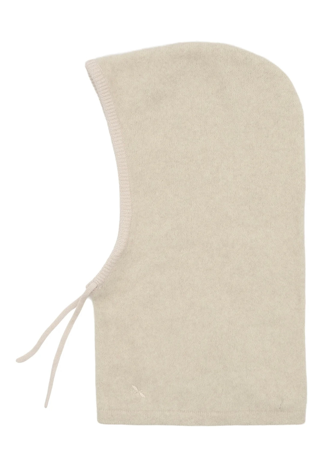 Cashmere fox balaclava light beige
