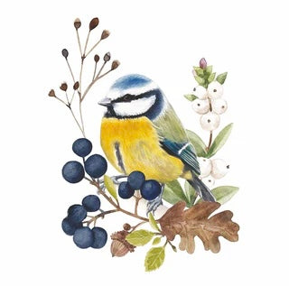 Papirserviett Oiseau en nature