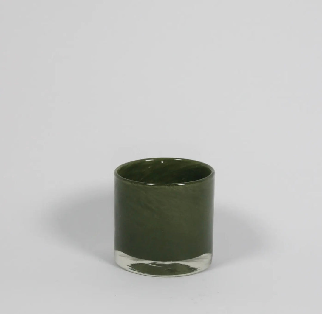 Nilla telysholder H: 10 cm skogsgrønn