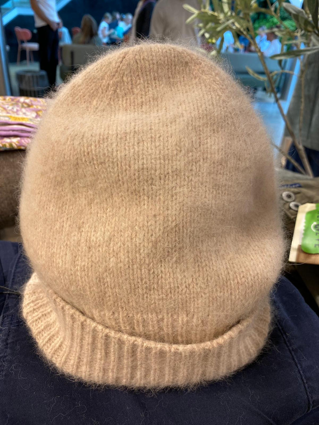 Cashmere fox lue light beige