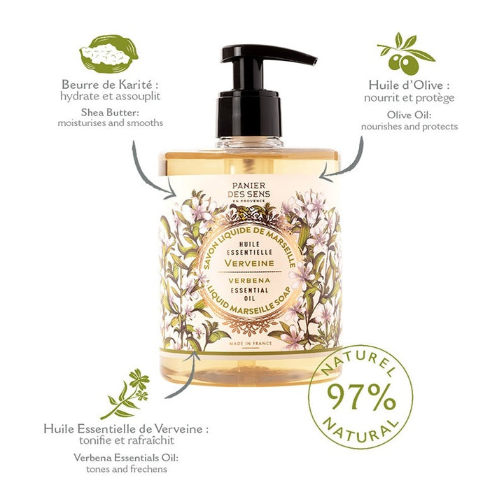 Flytende såpe verbena 500 ml