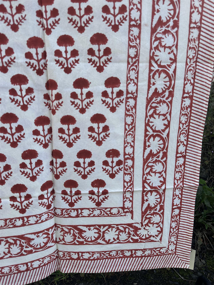 Duk 150 x 250 cm blokktrykket Angela