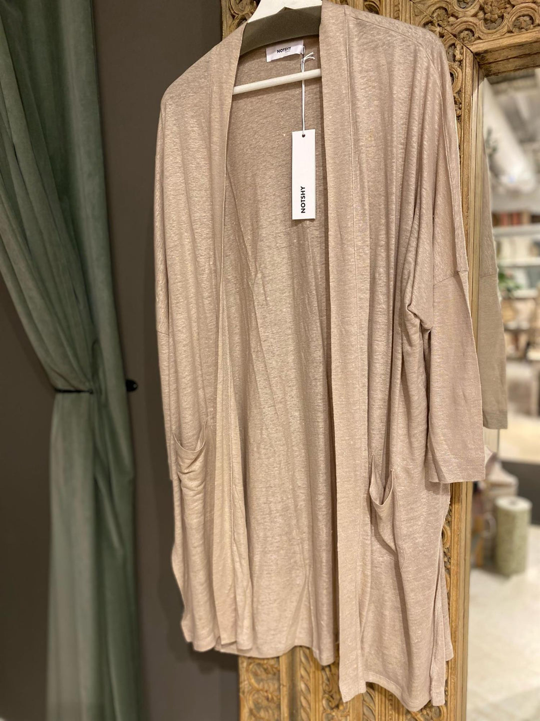 Scarlett cardigan 100% lin natural