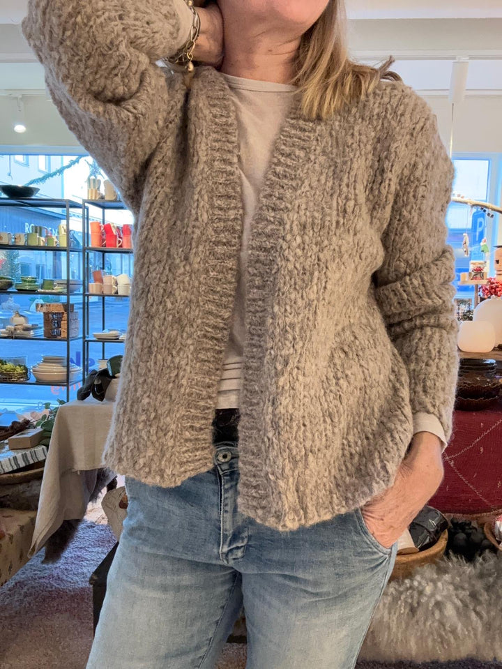 Bari cardigan light sand