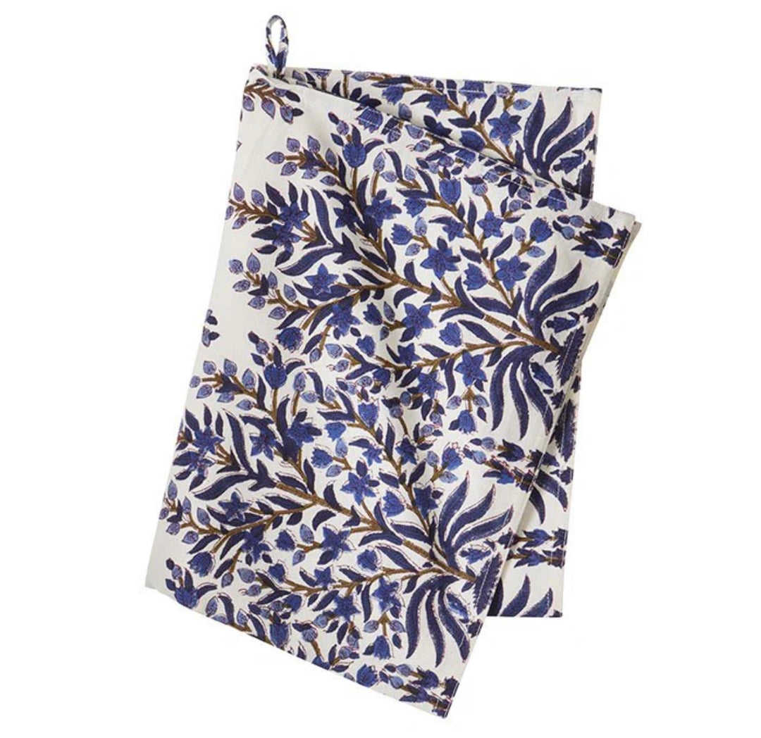 Kjøkkenhåndkle Jasmine indigo