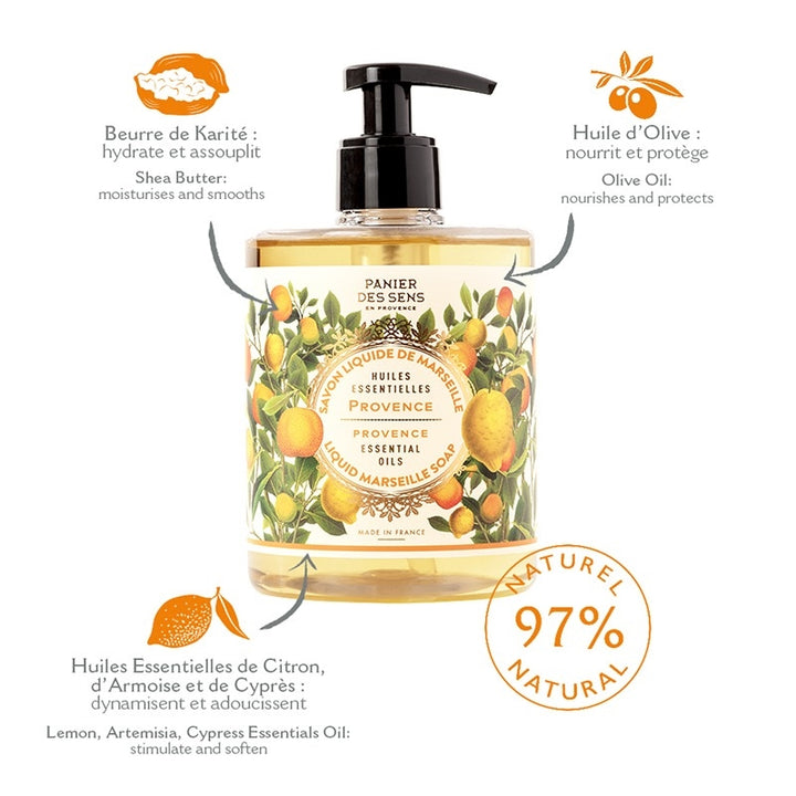 Flytende såpe provence urter 500 ml