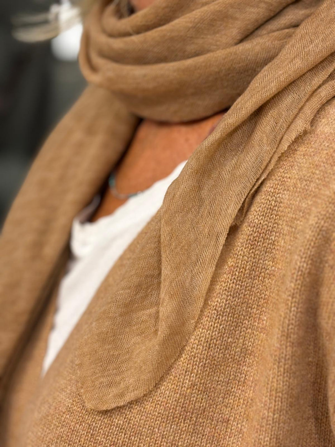 Matita skjerf camel chine