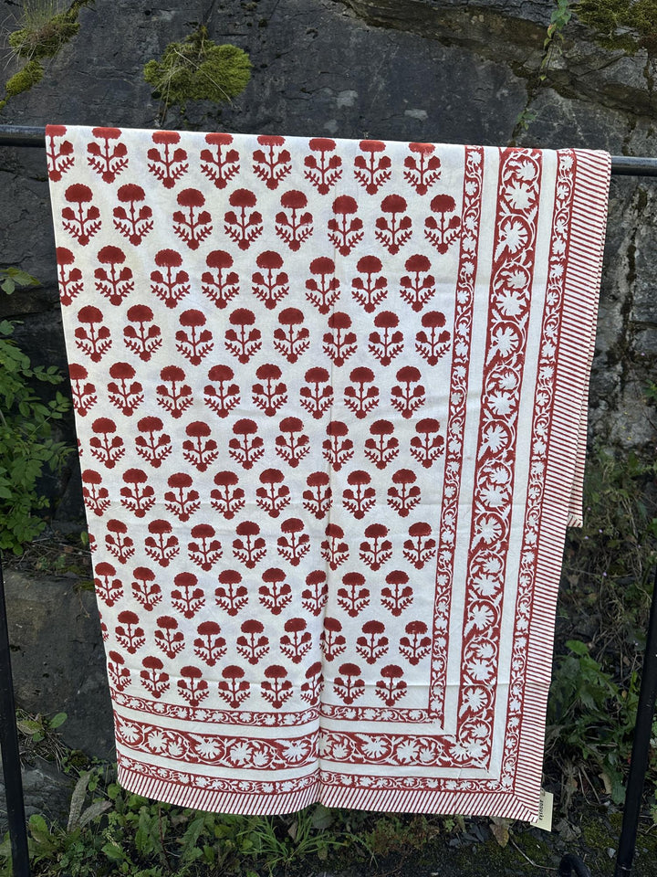 Duk 150 x 250 cm blokktrykket Angela