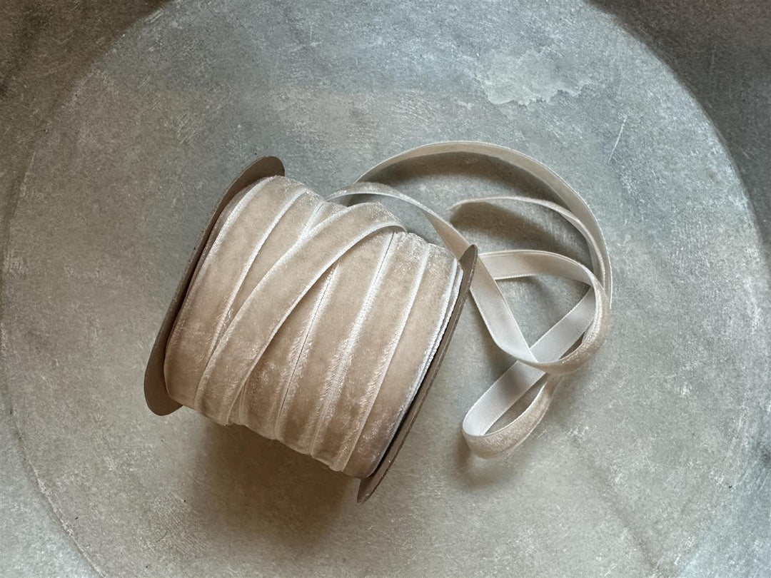 Velurbånd på spole 10 m ash kit