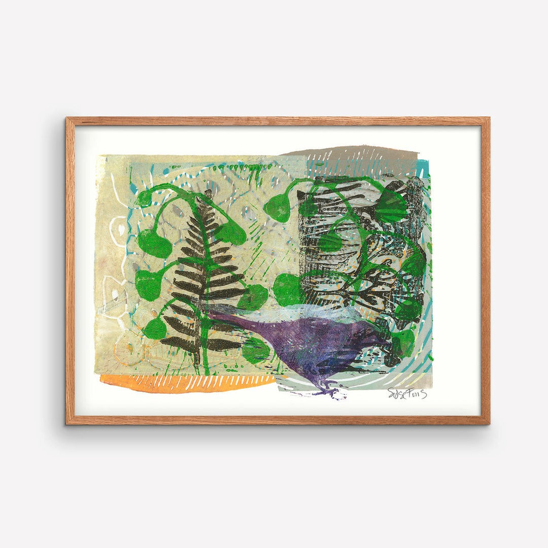 Green card - Sidse Friis 30 x 40 cm