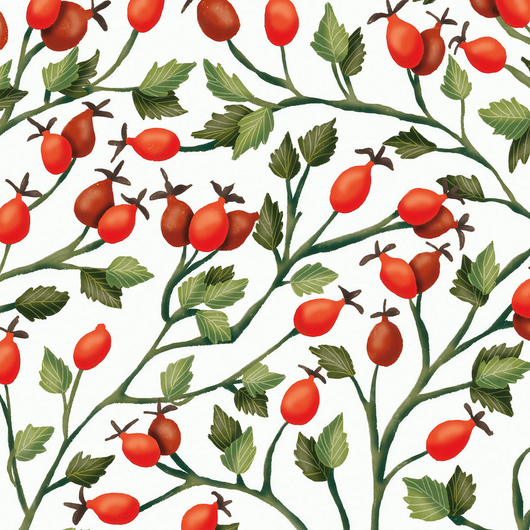 Papirserviett Rosehips