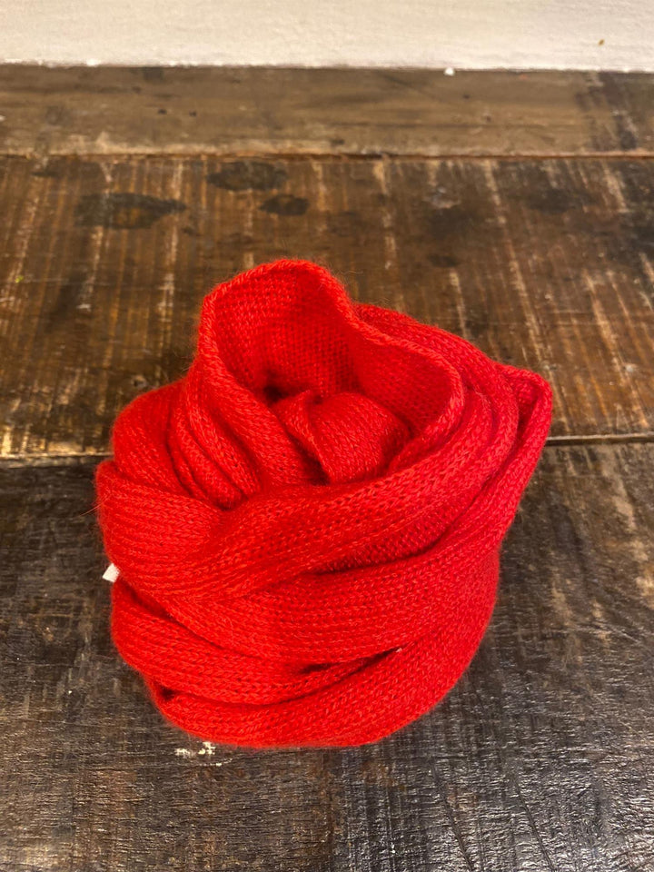 Skjerf trekant cashmere rød