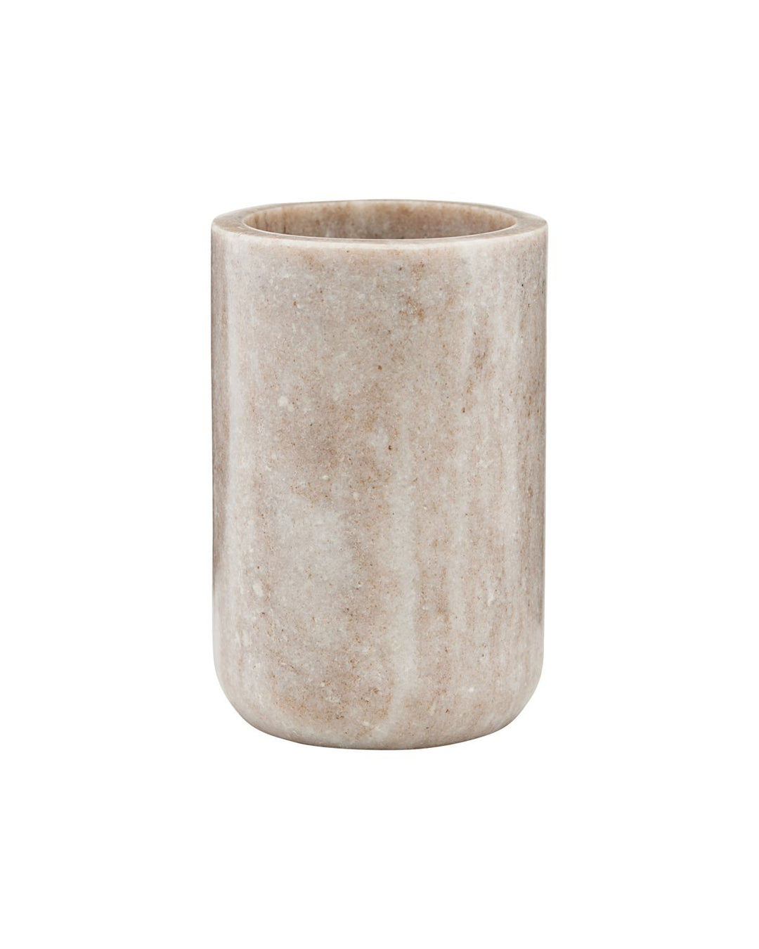 Tannglass marmor H: 12 cm