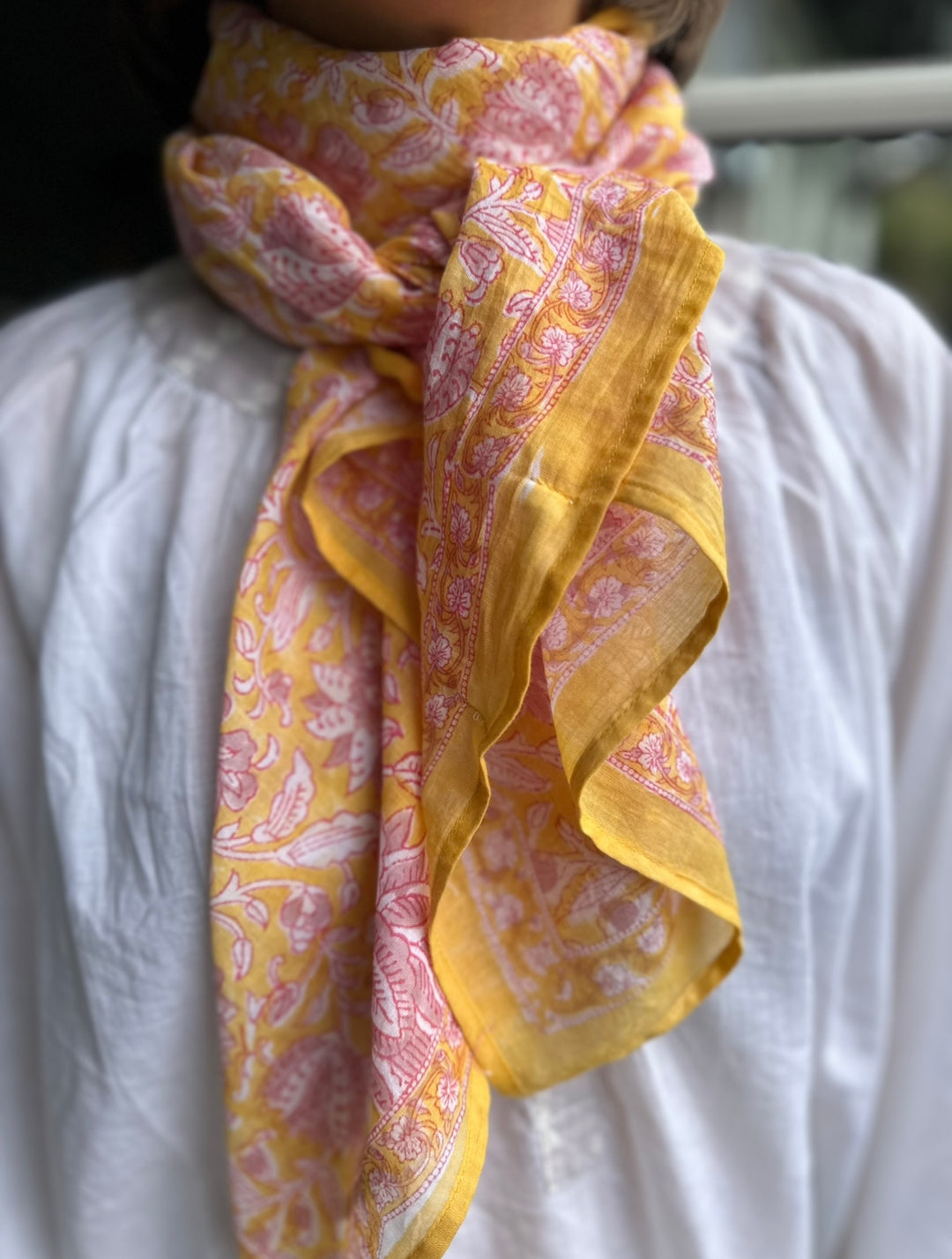 Selma lite skjerf golden