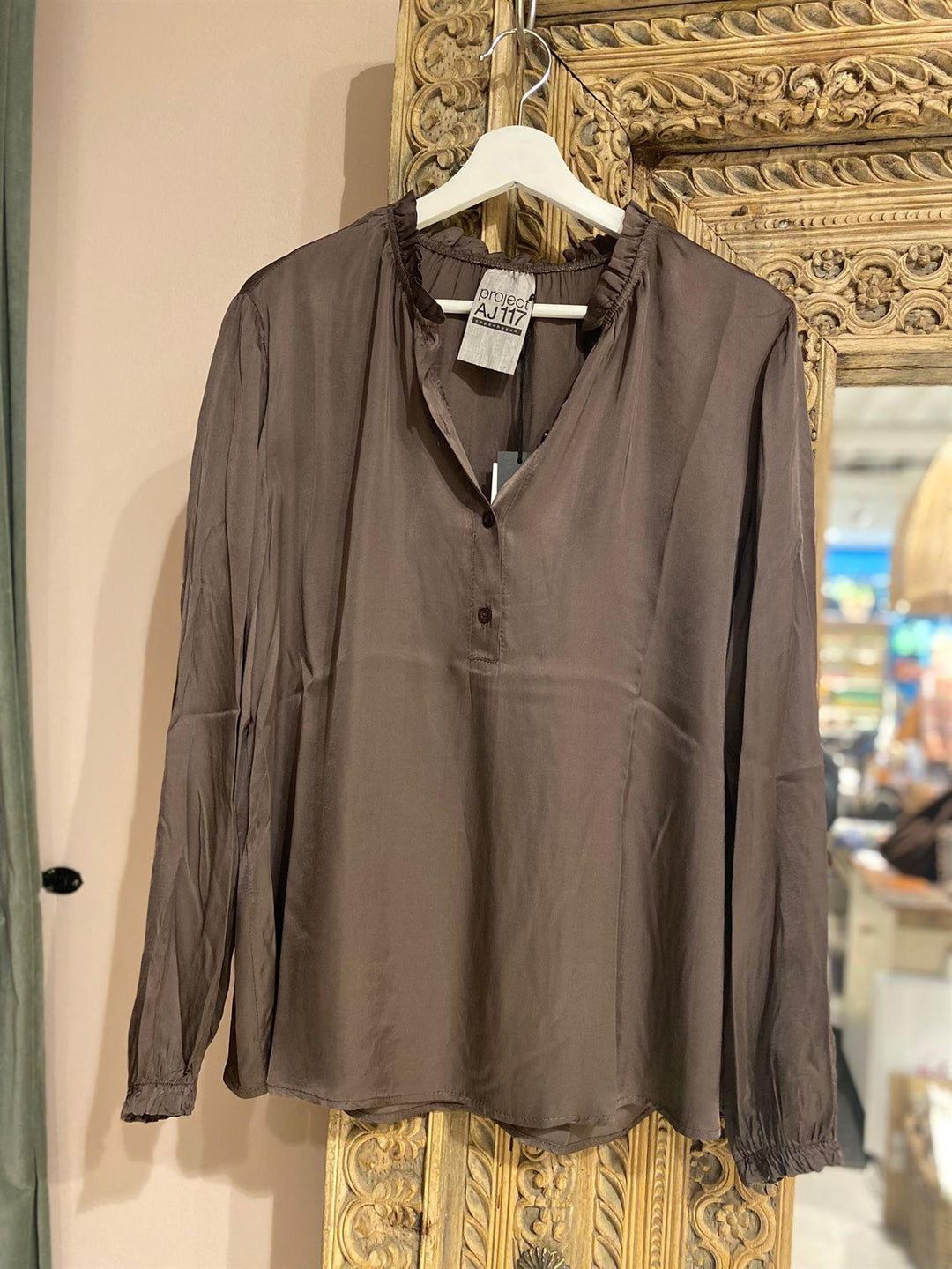 Rosita bluse coffee