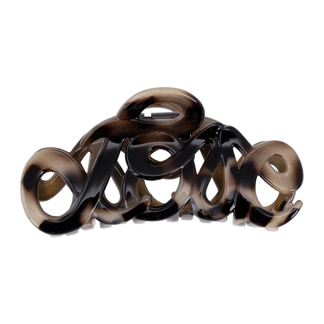 Hårklype Love claw 8 cm horn light