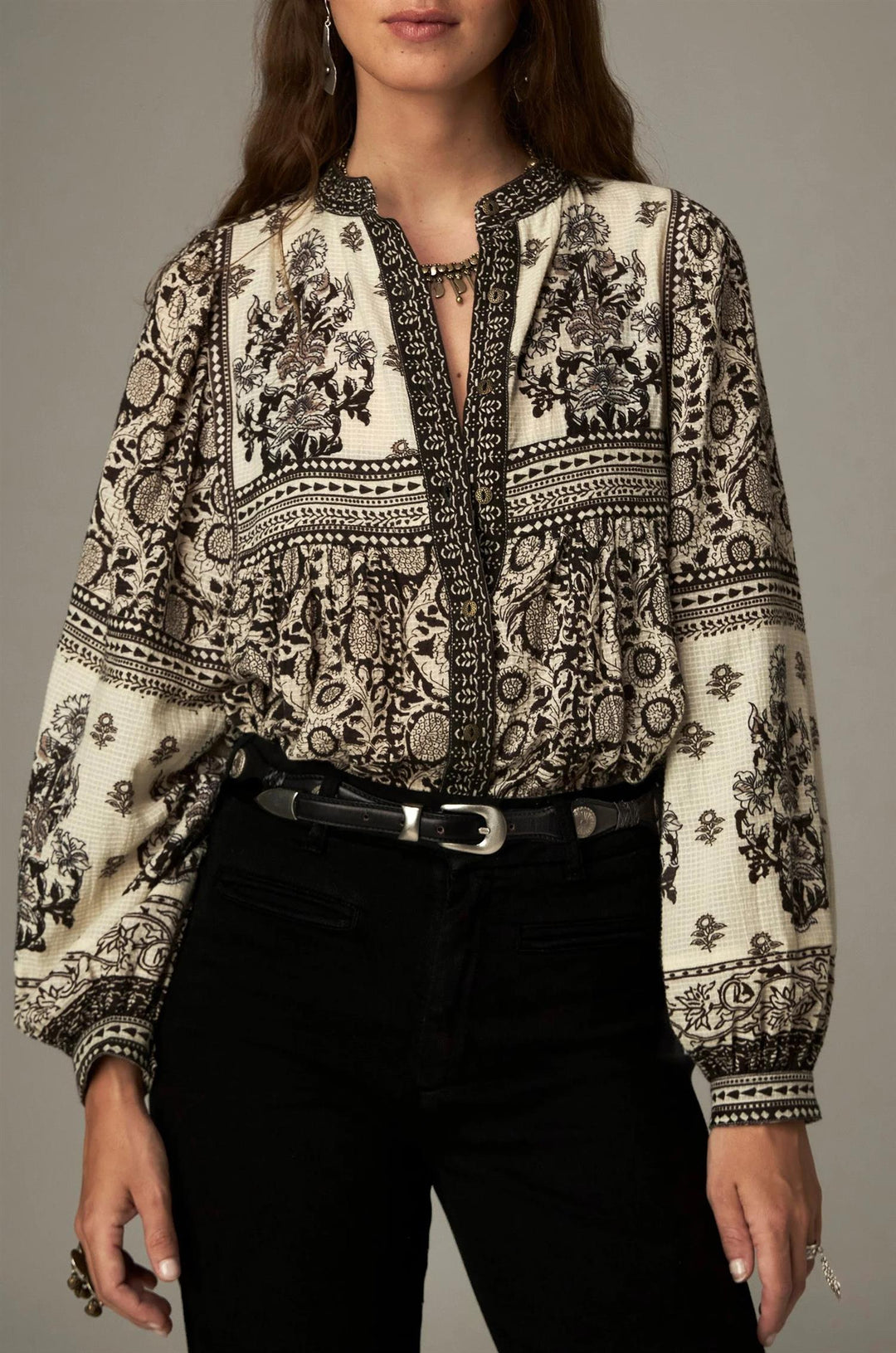 Azar bluse antique bone