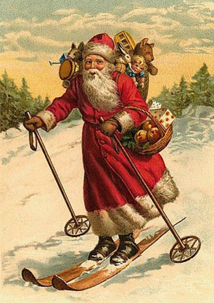 Kort med konvolutt nisse