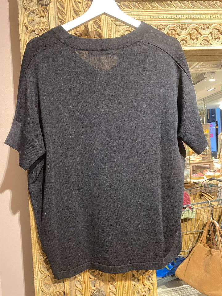 Palmer kortermet genser black