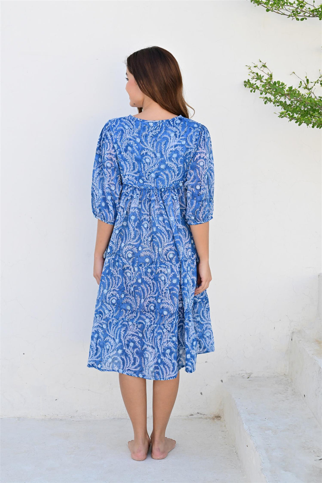Bandol smekkekjole blue