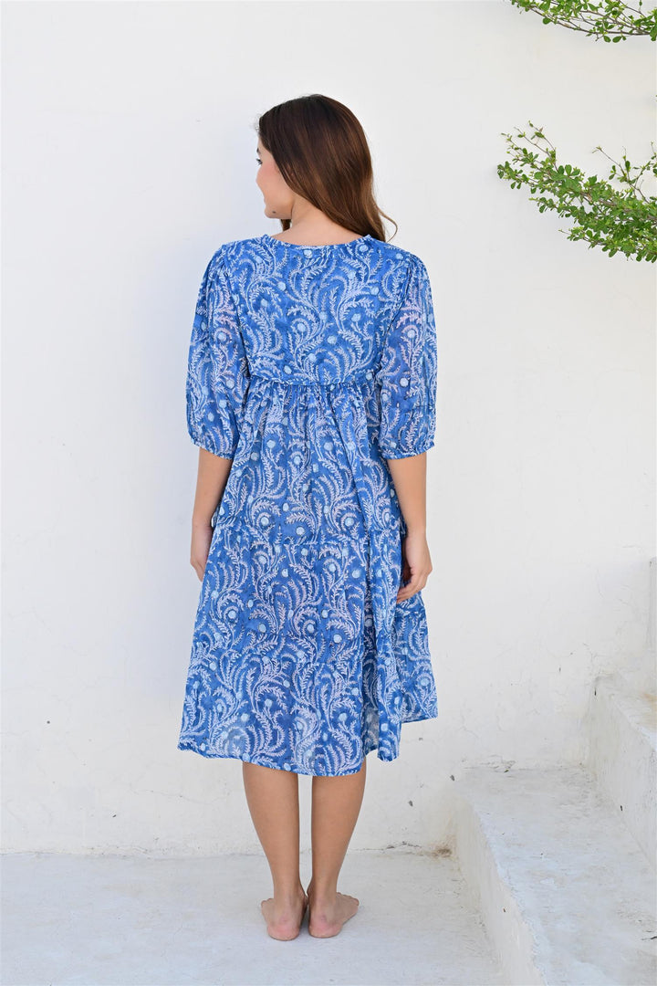 Bandol smekkekjole blue